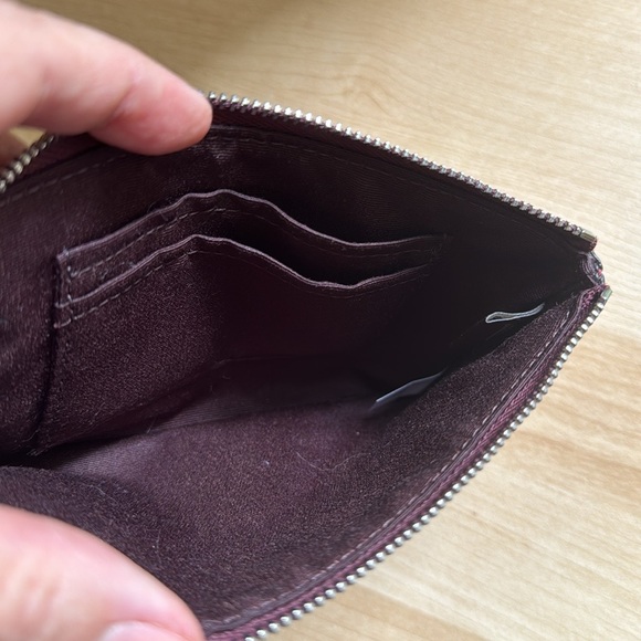 COACH Corner Zip Wristlet with Coach Stripe - Picture 5 of 10